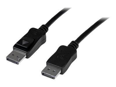 StarTech.com 10m aktives DisplayPort Kabel - Stecker/Stecker - DP auf DP Kabel - Schwarz - DisplayPort Anschlusskabel St/St - DisplayPort-Kabel