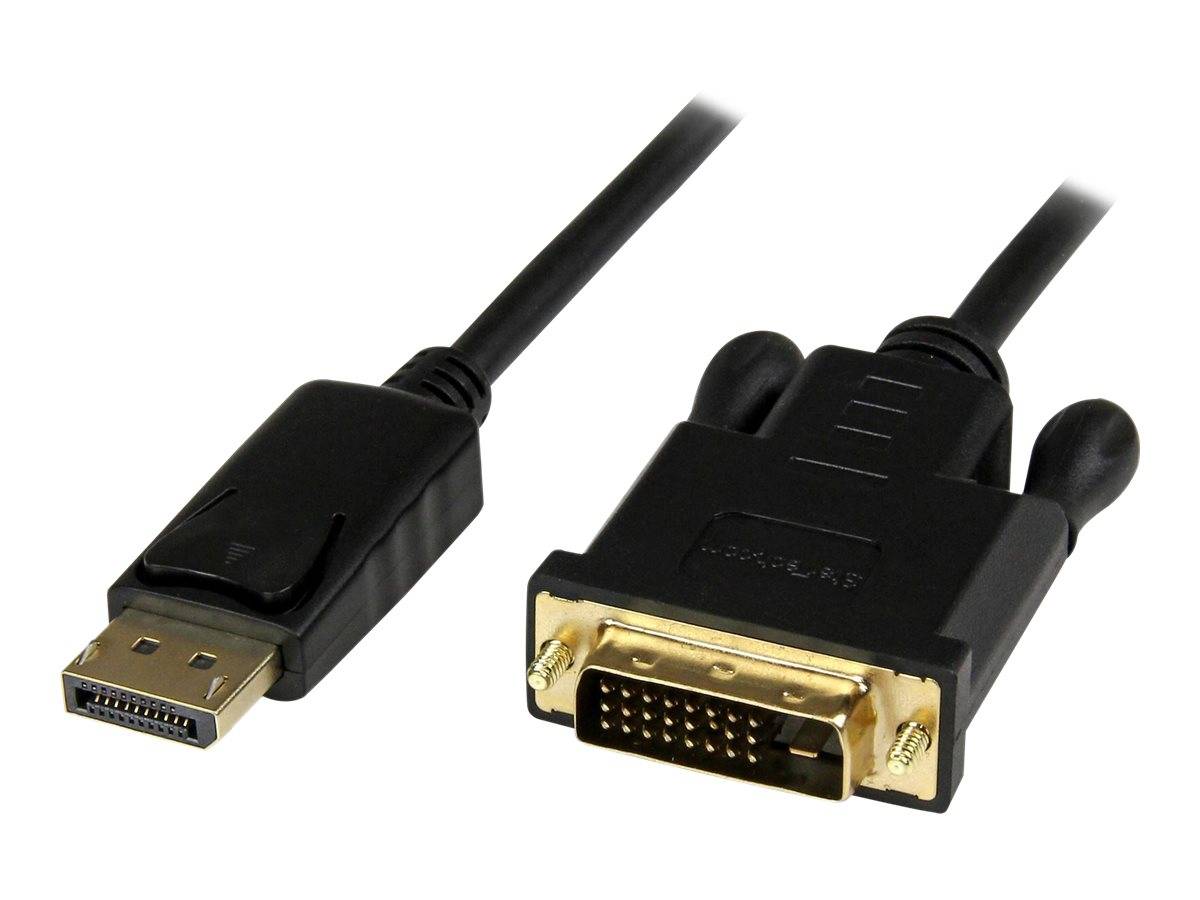 StarTech.com DisplayPort auf DVI Kabel 1,8m - Stecker/Stecker - DP zu DVI Adapter/ Konverter - 1920x1200 / 1080p - Schwa