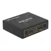 DeLock HDMI Splitter 1 x HDMI in > 2 x HDMI out 4K DeLock HDMI Splitter 1 x HDMI in > 2 x HDMI out 4K