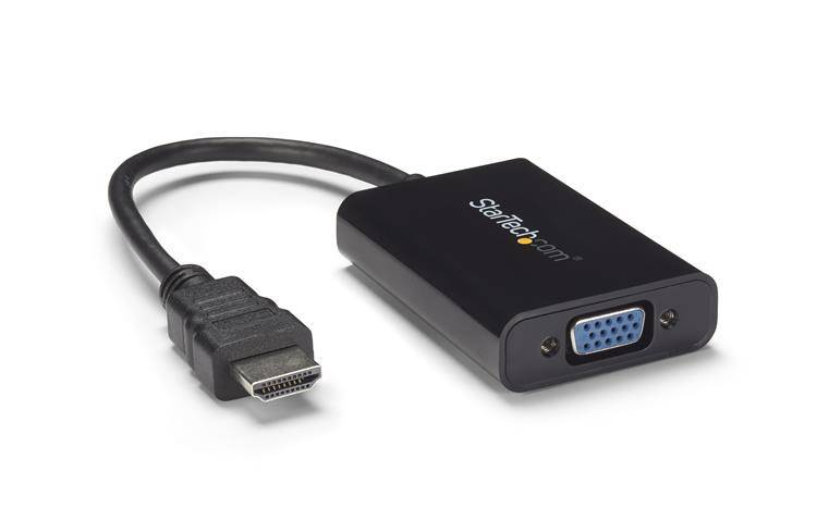 StarTech.com HDMI auf VGA Video Konverter / Wandler mit 2 Kanal Audio - hd zu VGA adapter 1080p - max. Auflösung 1920x1080