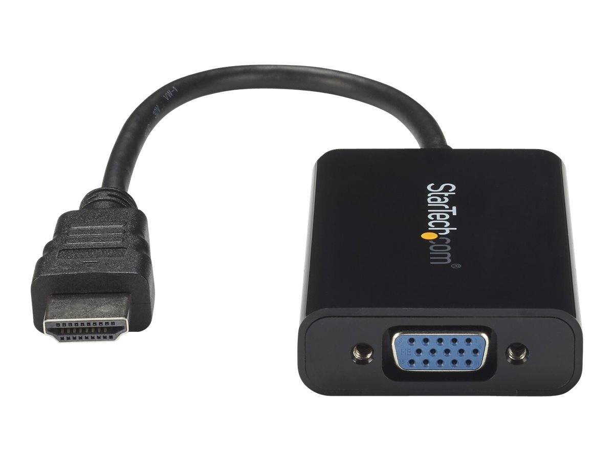 StarTech.com HDMI auf VGA Video Konverter / Wandler mit 2 Kanal Audio - hd zu VGA adapter 1080p - max. Auflösung 1920x10
