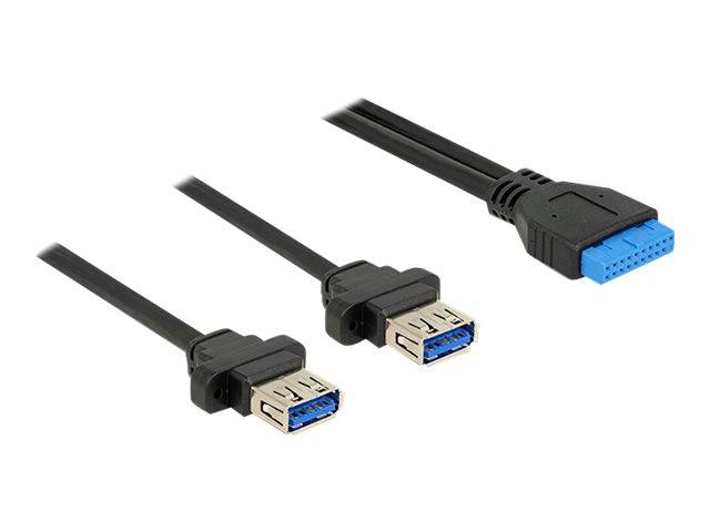 DeLOCK - USB-Kabel - 19-poliger USB 3.0 Kopf (W)