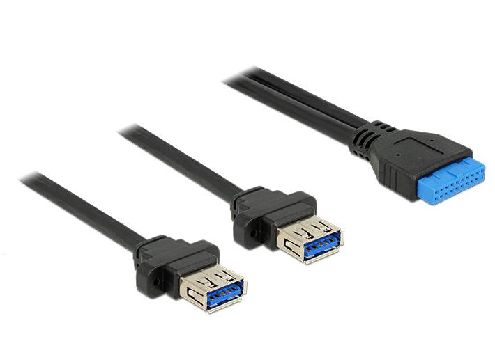 DeLOCK - USB-Kabel - 19-poliger USB 3.0 Kopf (W)