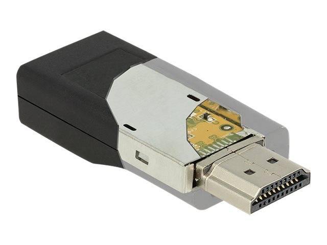 Delock - Videokonverter - HDMI - VGA - Schwarz