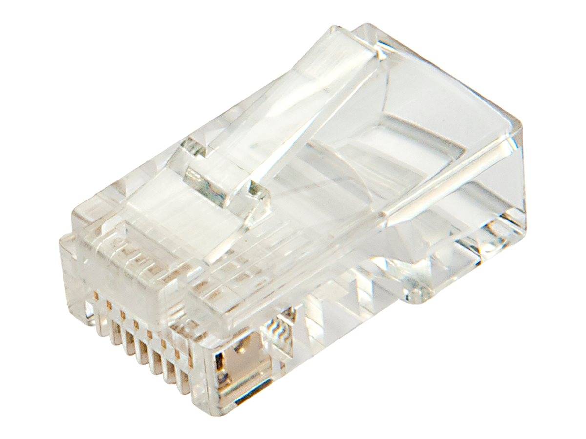 Lindy - Netzwerkanschluss - RJ-45 (M) - UTP - CAT 5e - durchsichtig - (Anzahl pro Packung: 10)