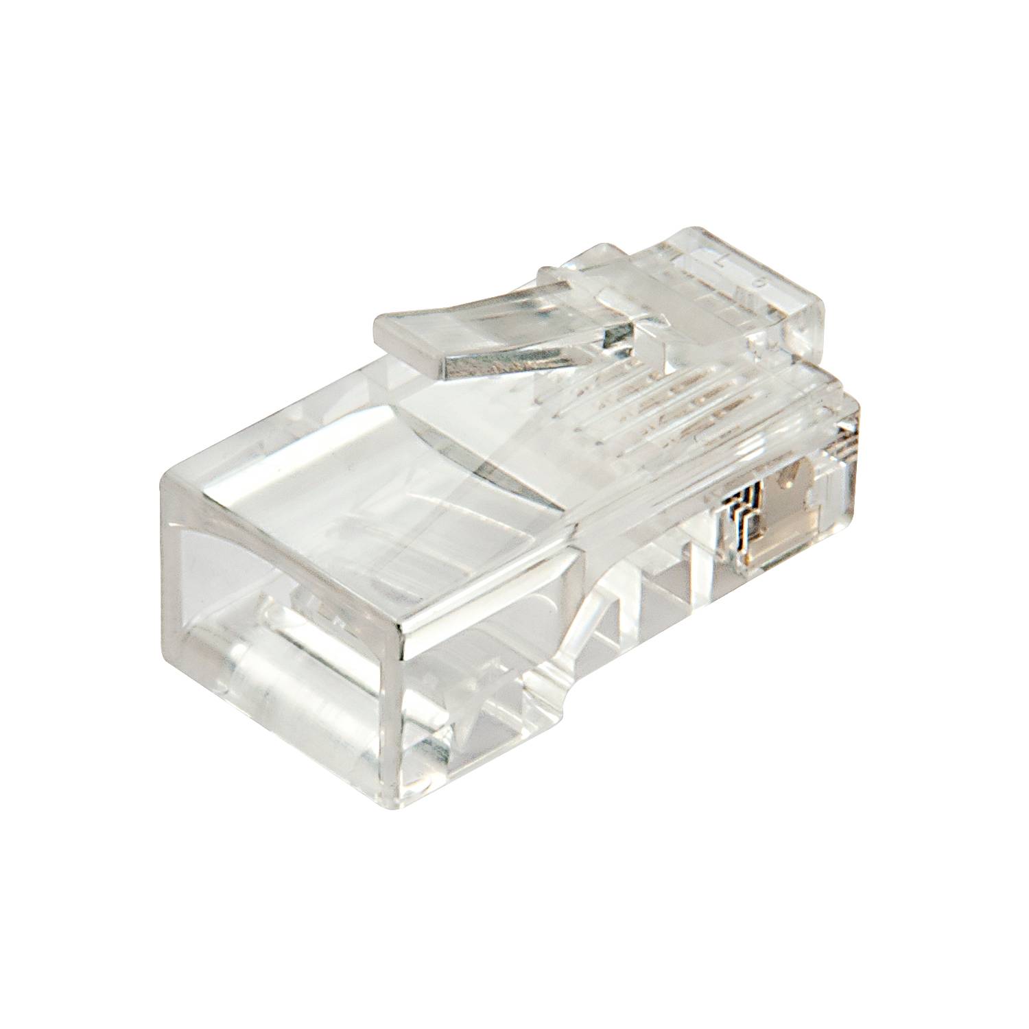 Lindy - Netzwerkanschluss - RJ-45 (M) - UTP - CAT 5e - durchsichtig - (Anzahl pro Packung: 10)
