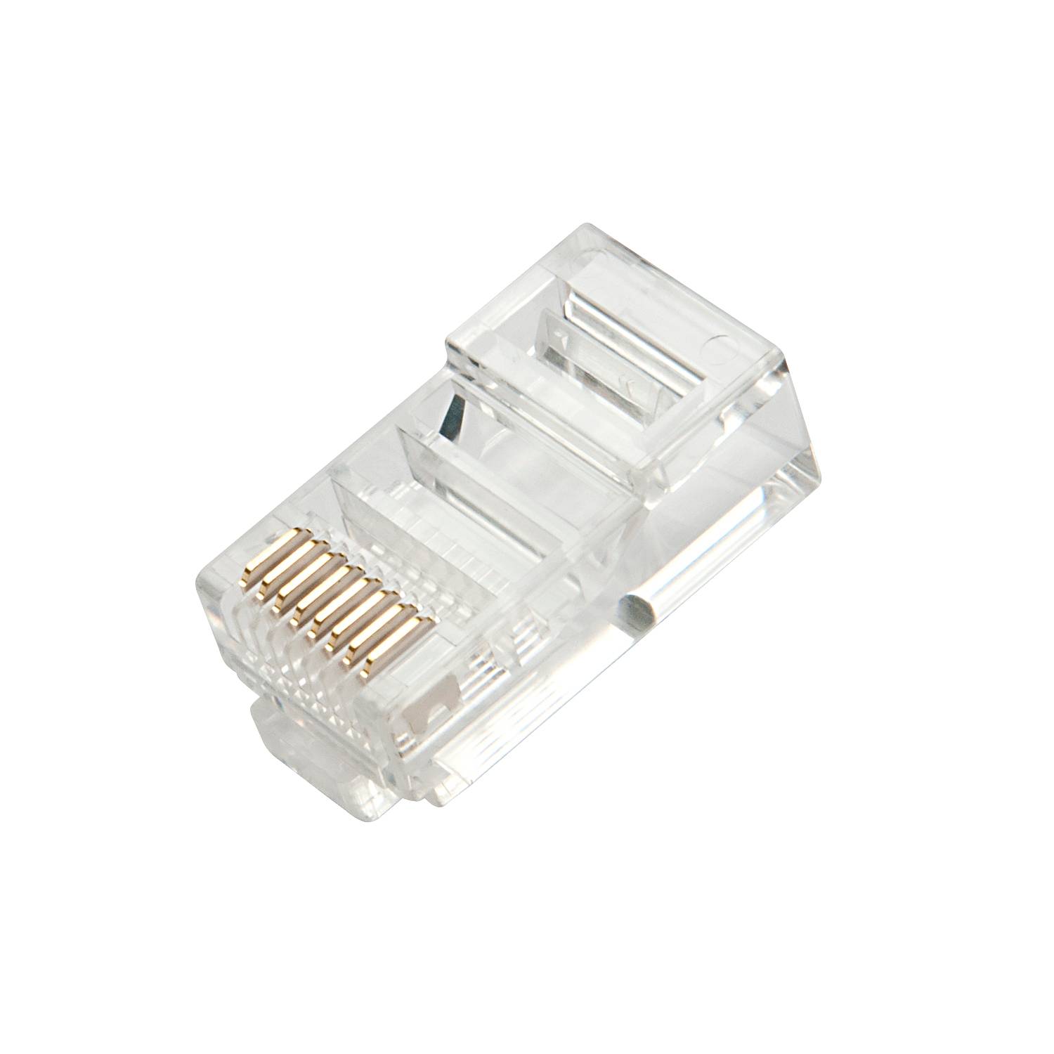 Lindy - Netzwerkanschluss - RJ-45 (M) - UTP - CAT 5e - durchsichtig - (Anzahl pro Packung: 10)