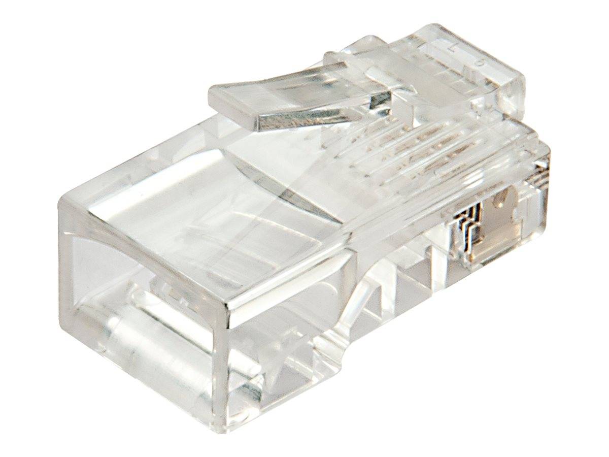 Lindy - Netzwerkanschluss - RJ-45 (M) - UTP - CAT 5e - durchsichtig - (Anzahl pro Packung: 10)
