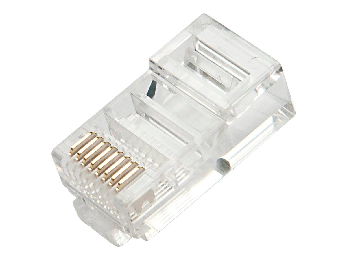 Lindy - Netzwerkanschluss - RJ-45 (M) - UTP - CAT 5e - durchsichtig - (Anzahl pro Packung: 10)