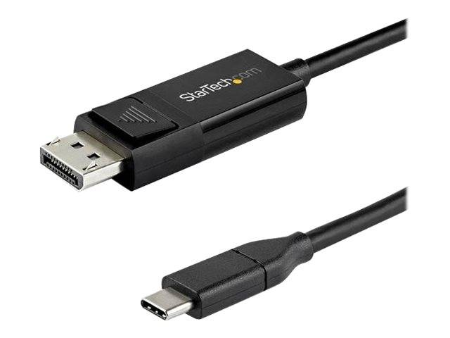 StarTech.com 3ft/1m USB C to DisplayPort 1.4 Cable 8K 60Hz/4K, Bidirectional DP to USB-C or USB-C to DP Reversible Video
