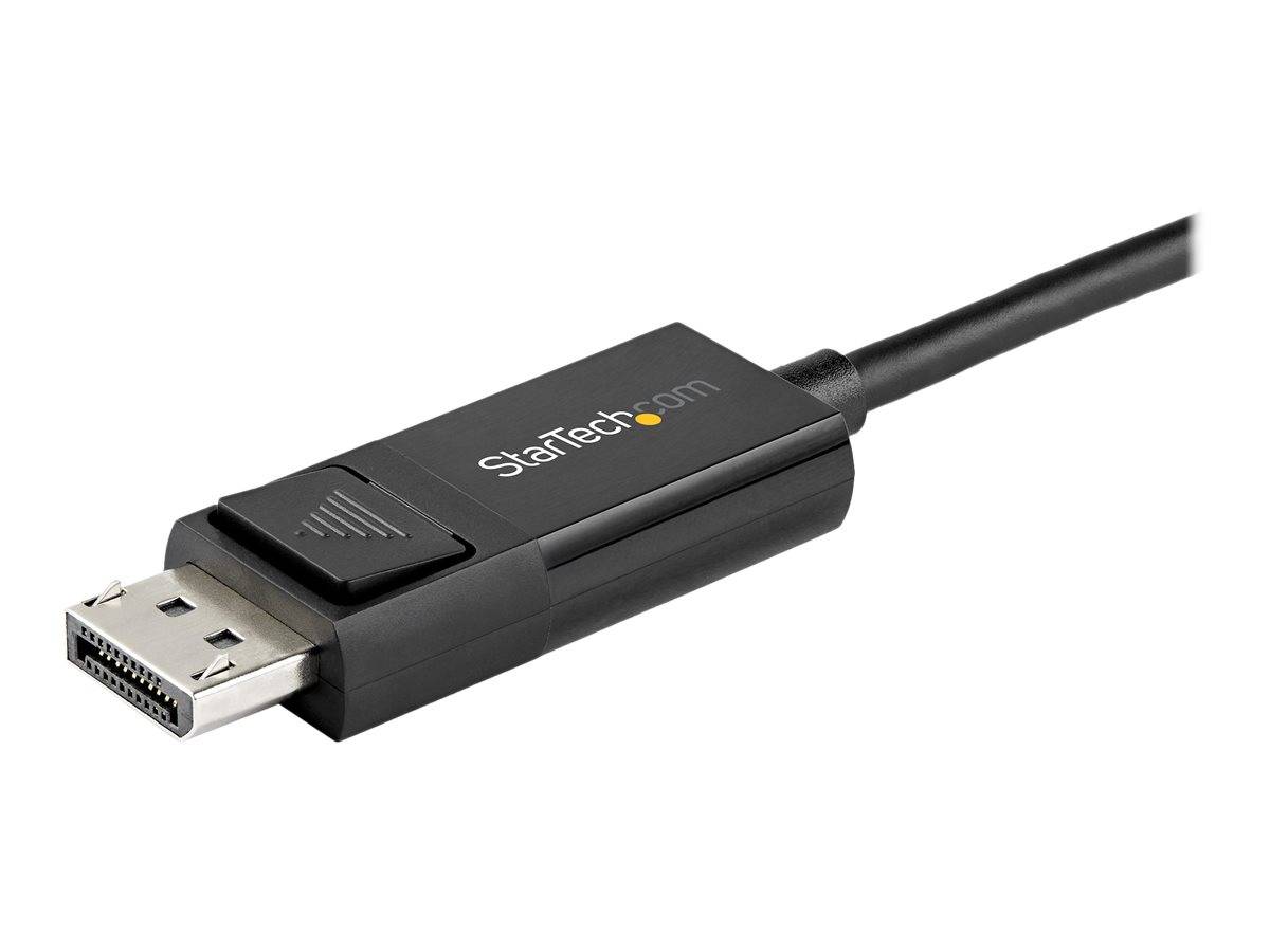 StarTech.com 3ft/1m USB C to DisplayPort 1.4 Cable 8K 60Hz/4K, Bidirectional DP to USB-C or USB-C to DP Reversible Video