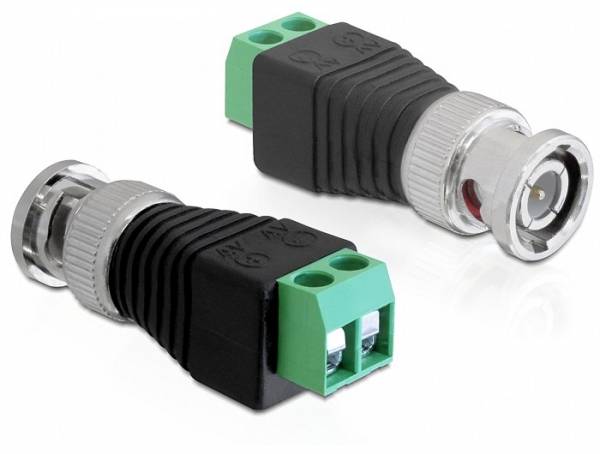Delock - Antennenadapter - BNC männlich bis 2-polige