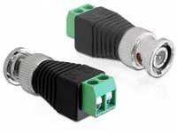 Delock - Antennenadapter - BNC männlich bis 2-polige