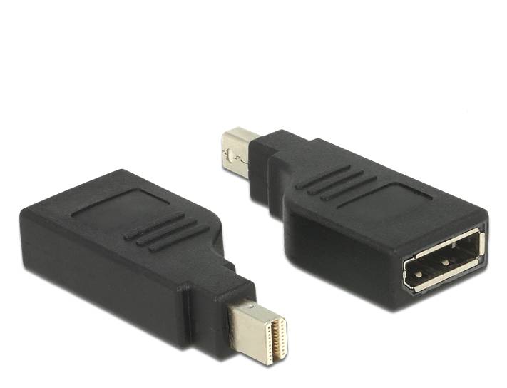 DeLOCK Adapter mini Displayport 1.2 male > Displayport female 4K 90° turned - DisplayPort-Adapter - Mini DisplayPort (M)