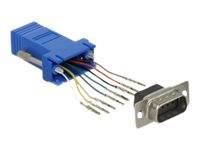 DeLOCK Adapter Sub-D 9 pin male to RJ45 female Assembly Kit - Serieller Adapter - RJ-45 (W)