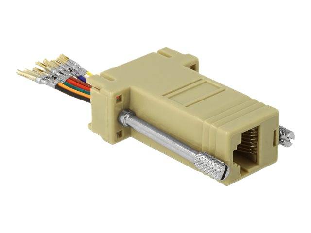 DeLOCK Adapter Sub-D 9 pin female to RJ45 female Assembly Kit - Serieller Adapter - DB-9 (W)