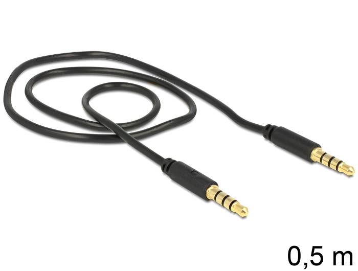 Delock - Headset-Kabel - 4-poliger Mini-Stecker männlich zu 4-poliger Mini-Stecker männlich