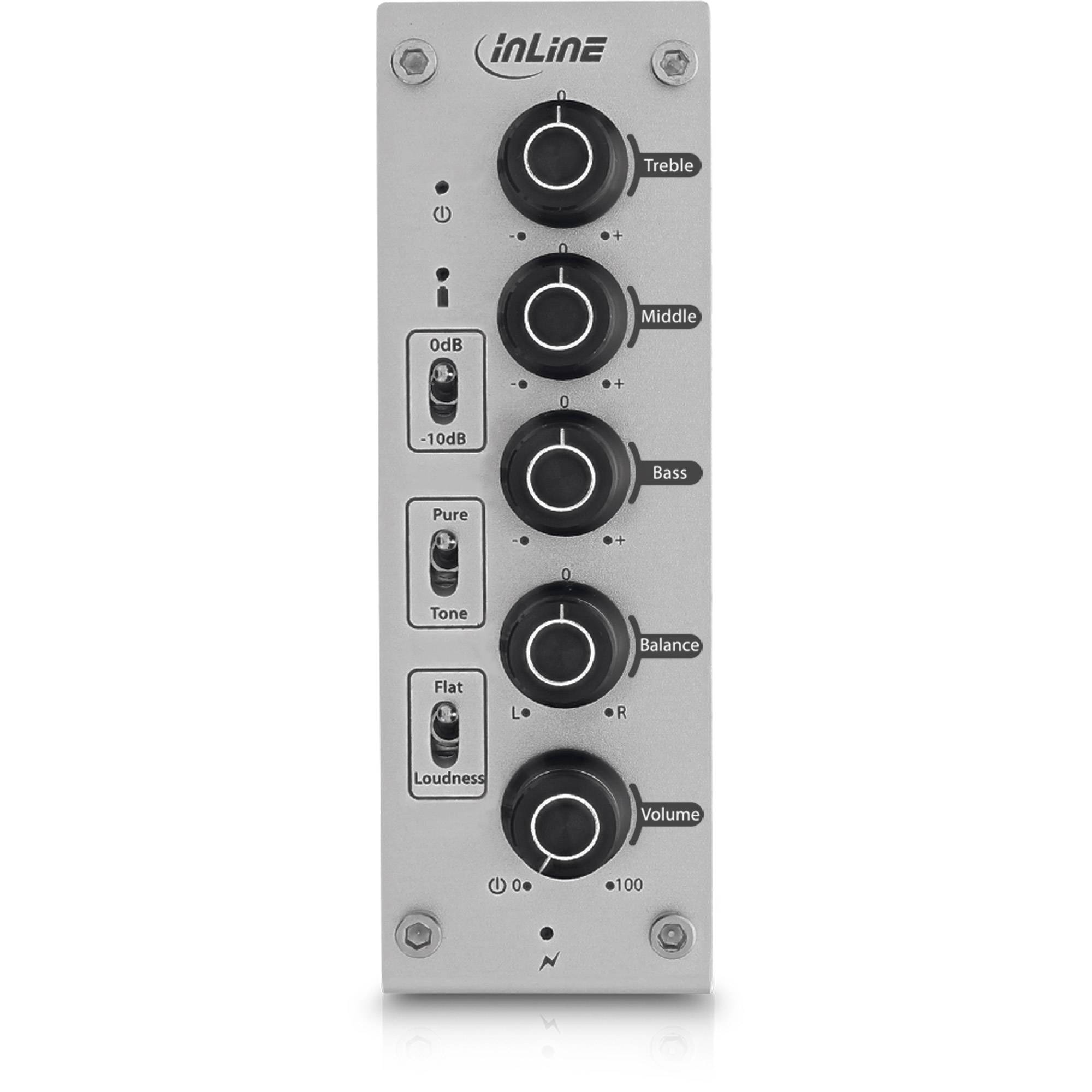 INLINE - AmpEQ mobile - Hi-Res AUDIO Kopfhörer-Verstärker und Equalizer - mit Akku