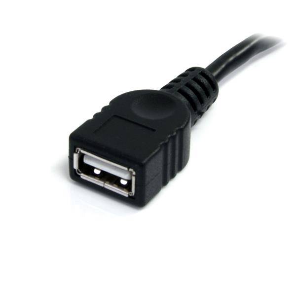 StarTech.com USB 2.0 Verlängerung 90cm - USB-A Verlängerungskabel Stecker auf Buchse - Schwarz - USB-Verlängerungskabel