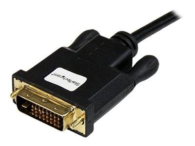 Schwarzes DVI-Kabelstecker mit vergoldeten Kontakten auf weißem Hintergrund.
