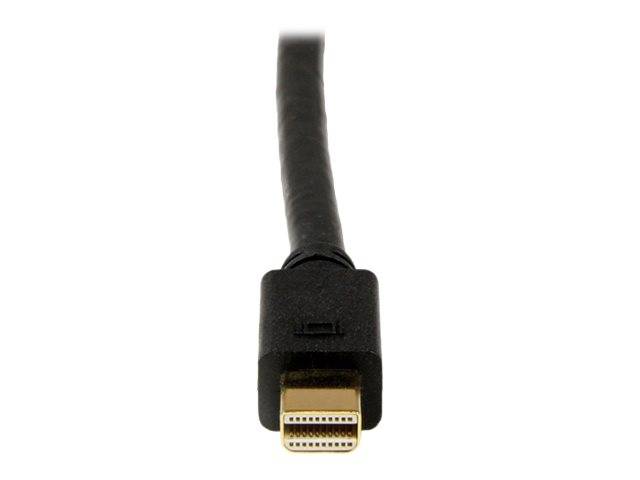 Nahaufnahme eines schwarzen Kabels mit einer kleinen vergoldeten Steckerkontaktspitze, wahrscheinlich ein HDMI-ähnlicher Stecker auf weißem Hintergrund.