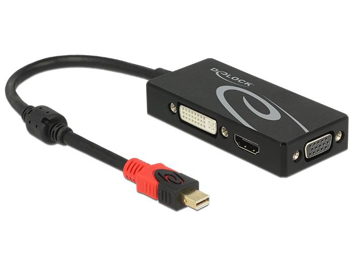 DeLOCK - Videokonverter - DisplayPort - DVI, HDMI, VGA