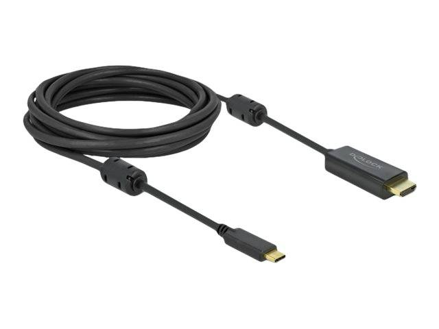 Delock - Video- / Audiokabel - 24 pin USB-C männlich zu HDMI männlich