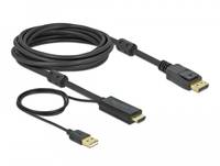 Delock - Video- / Audiokabel - HDMI, USB (nur Strom)