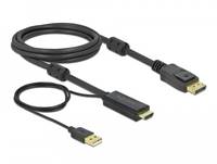 Delock - Video- / Audiokabel - HDMI, USB (nur Strom)