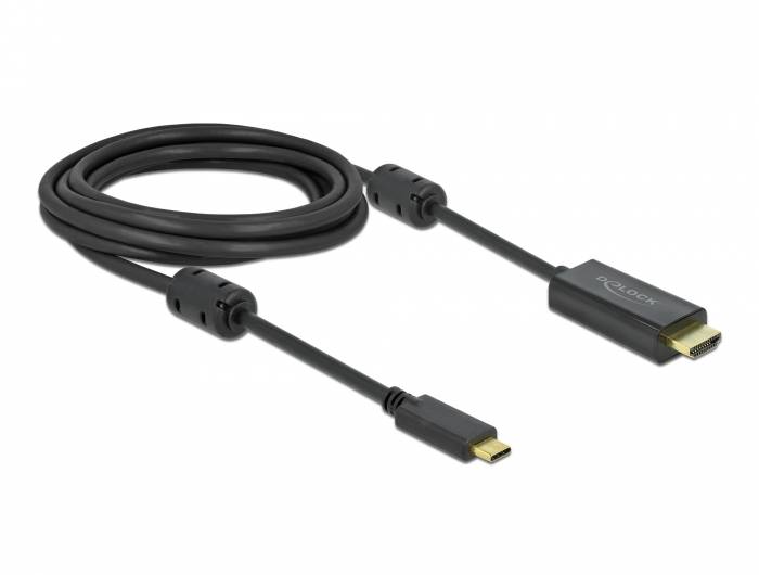 Delock - Video- / Audiokabel - USB-C männlich bis HDMI männlich