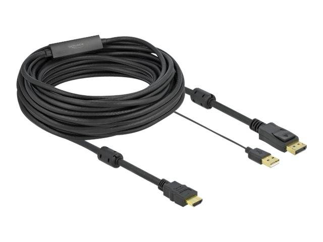 Delock - Video- / Audiokabel - HDMI, USB (nur Strom)