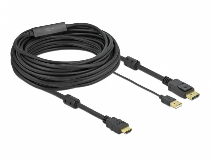 Delock - Video- / Audiokabel - HDMI, USB (nur Strom)