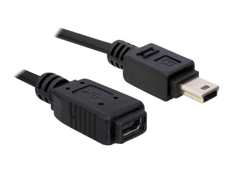 Delock - USB-Kabel - Mini-USB, Typ B (M) zu Mini-USB, Typ B (W)
