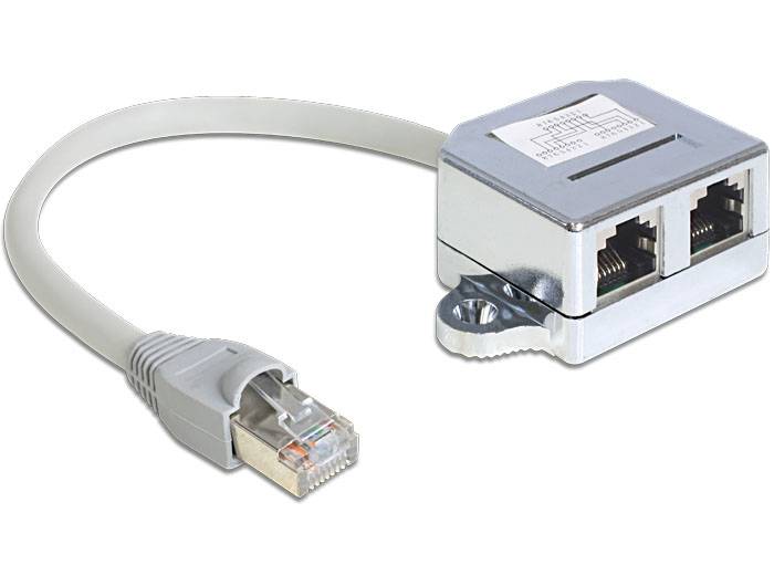 Delock RJ45 Port Doubler - Ethernet 100Base-TX-Splitter - RJ-45 (M)