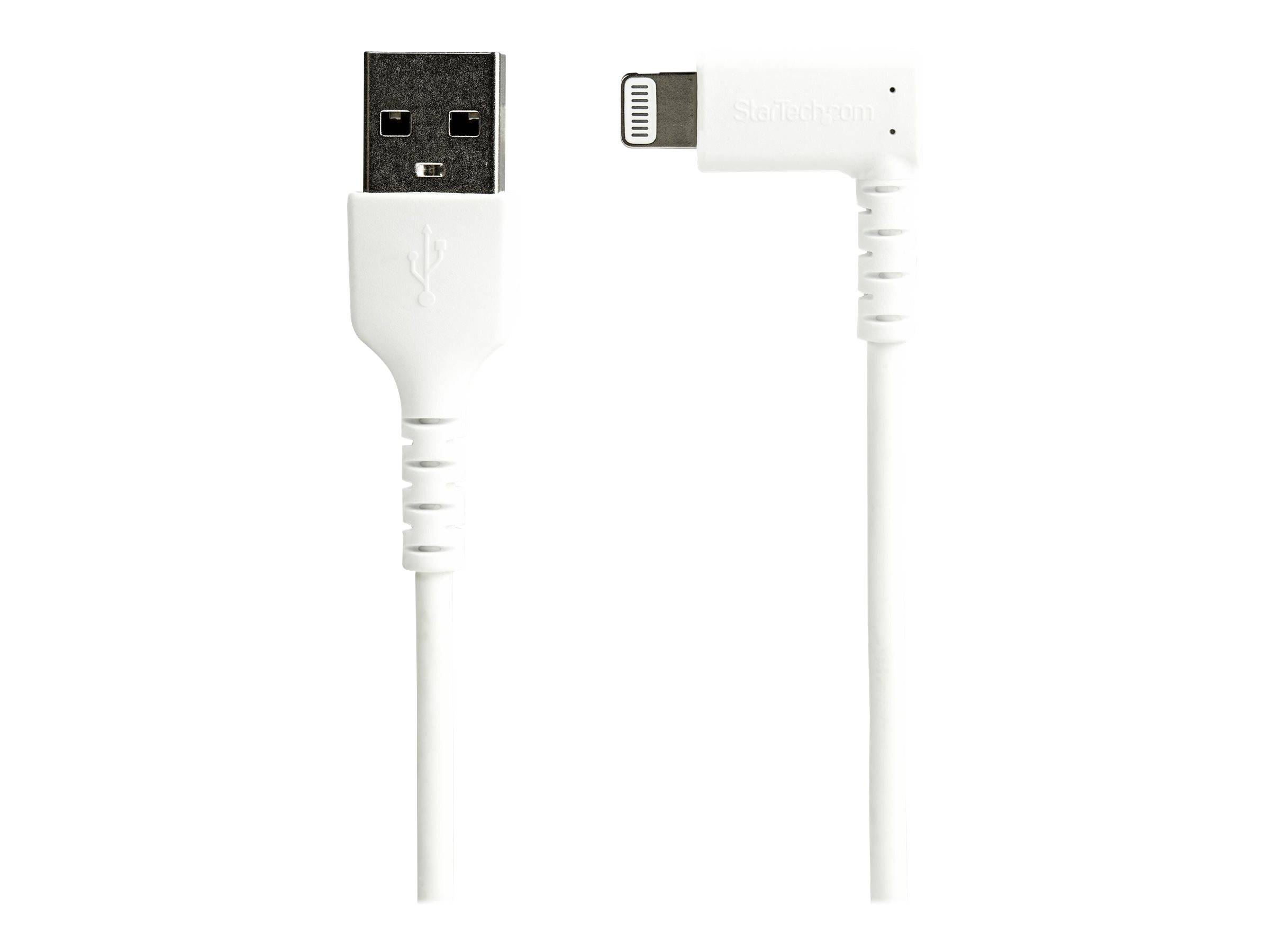 StarTech.com 1m USB-A auf Lightning-Kabel - 90° rechtwinkliges USB Typ-A auf Ladekabel - Synchronisationskabel - Apple M