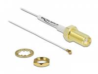 Delock - Antennenkabel - SMA Bulkhead bis MHF4 (S)