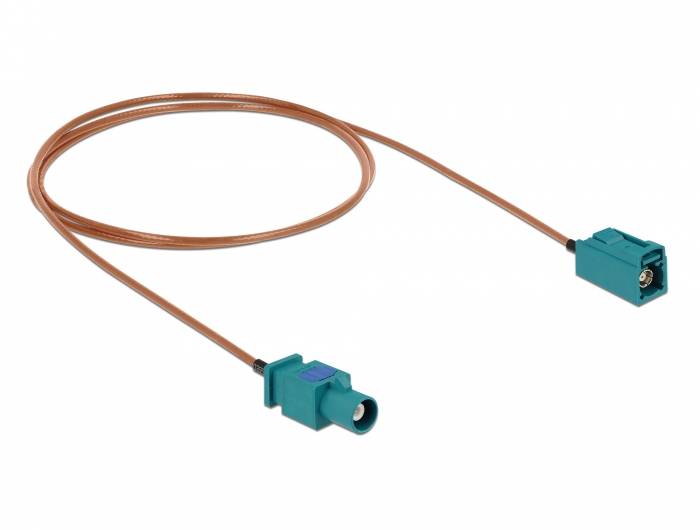 Delock - Antennenkabel - FAKRA Z-Anschluss Stecker bis FAKRA Z-Anschluss Gefäß