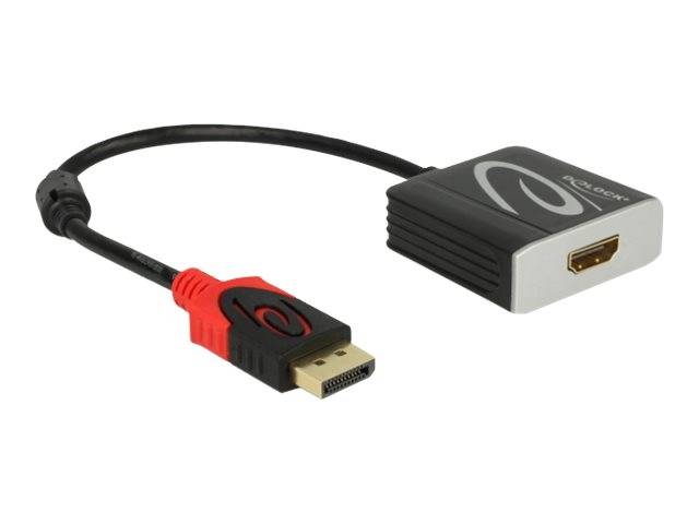 Delock - High Speed - Videoadapter - DisplayPort männlich bis HDMI weiblich