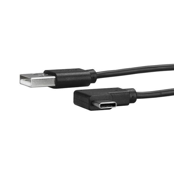 StarTech.com USB-A auf USB-C Kabel - rechts gewinkelt - St/St - 1m - USB 2.0 Kabel - USB Typ-C - USB A zu USB-C Kabel -