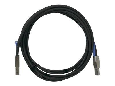 Gewickeltes schwarzes Kabel mit USB-Steckverbindern an beiden Enden, gezeigt auf weißem Hintergrund.