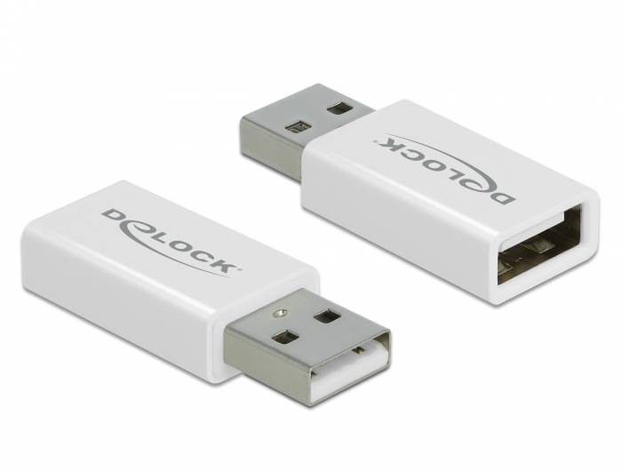 DeLOCK - USB-Datenblocker - weiß