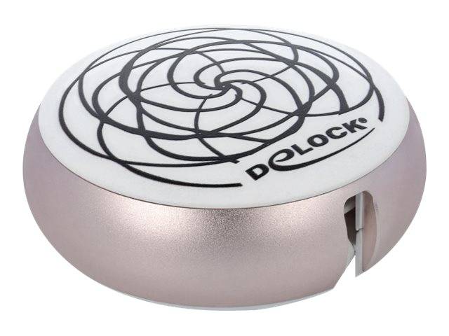 Delock - Lightning-Kabel - USB männlich bis Lightning männlich - 92 cm - weiß, Pale Pink - einziehbar, flach - für Apple iPad/iPhone/iPod (Lightni