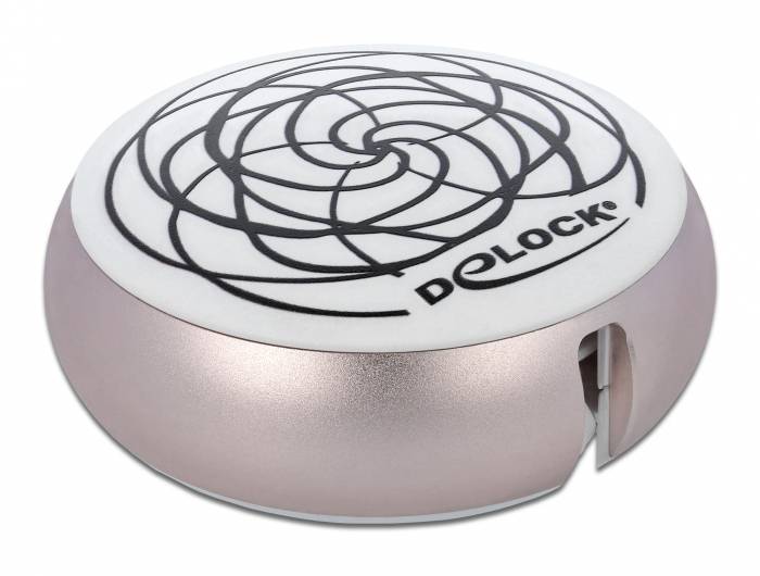 Delock - Lightning-Kabel - USB männlich bis Lightning männlich - 92 cm - weiß, Pale Pink - einziehbar, flach - für Apple iPad/iPhone/iPod (Lightni
