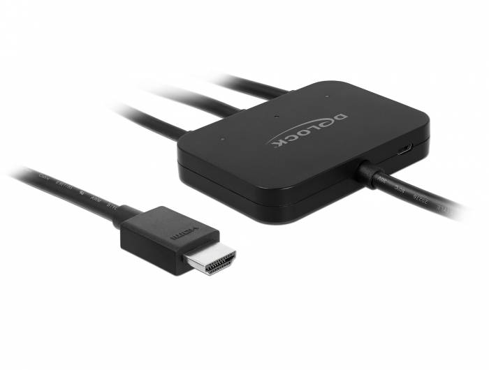 Delock - Videoadapter - HDMI, Mikro-USB Typ B (nur Strom)