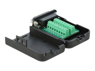 Delock - Serieller Adapter - DB-15 (M) bis 16-poliger Klemmenblock