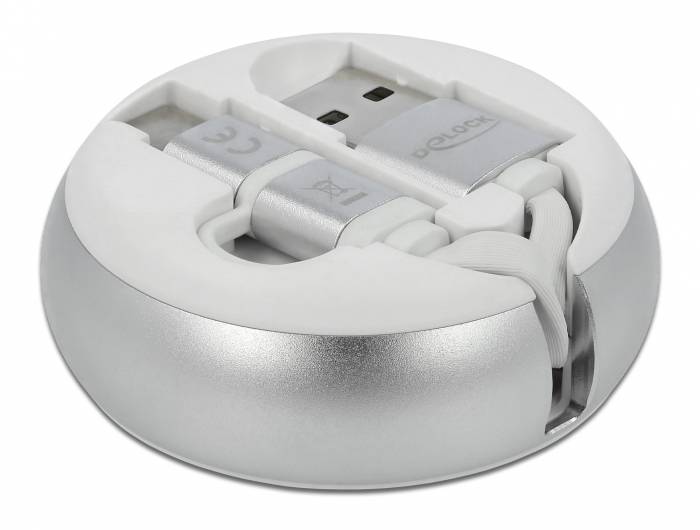 DeLOCK 2 in 1 - USB-Kabel - USB (M) bis Micro-USB Typ B, USB-C (M)