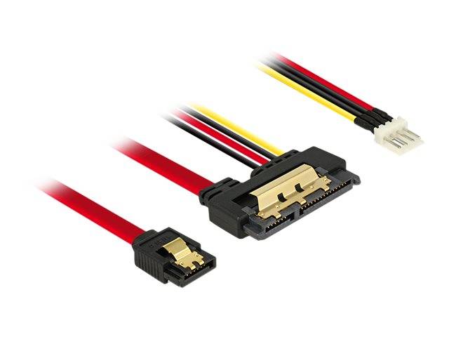 DeLOCK - SATA-Kabel - Serial ATA 150/300/600 - SATA Combo (R)