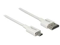 DeLOCK Slim High Quality - HDMI mit Ethernetkabel - mikro HDMI (M)