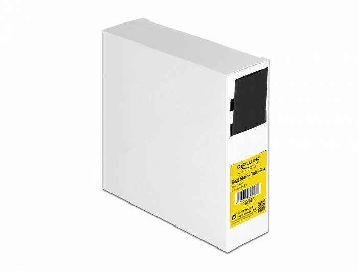 DeLOCK - Schrumpfschlauch - 4 m - Schwarz