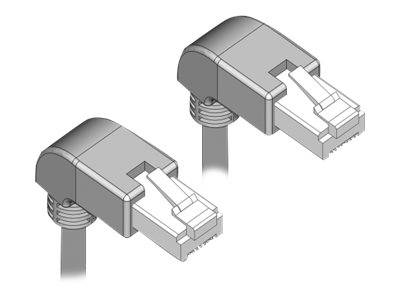 DeLOCK - Patch-Kabel - RJ-45 (M) nach unten gewinkelt bis RJ-45 (M)